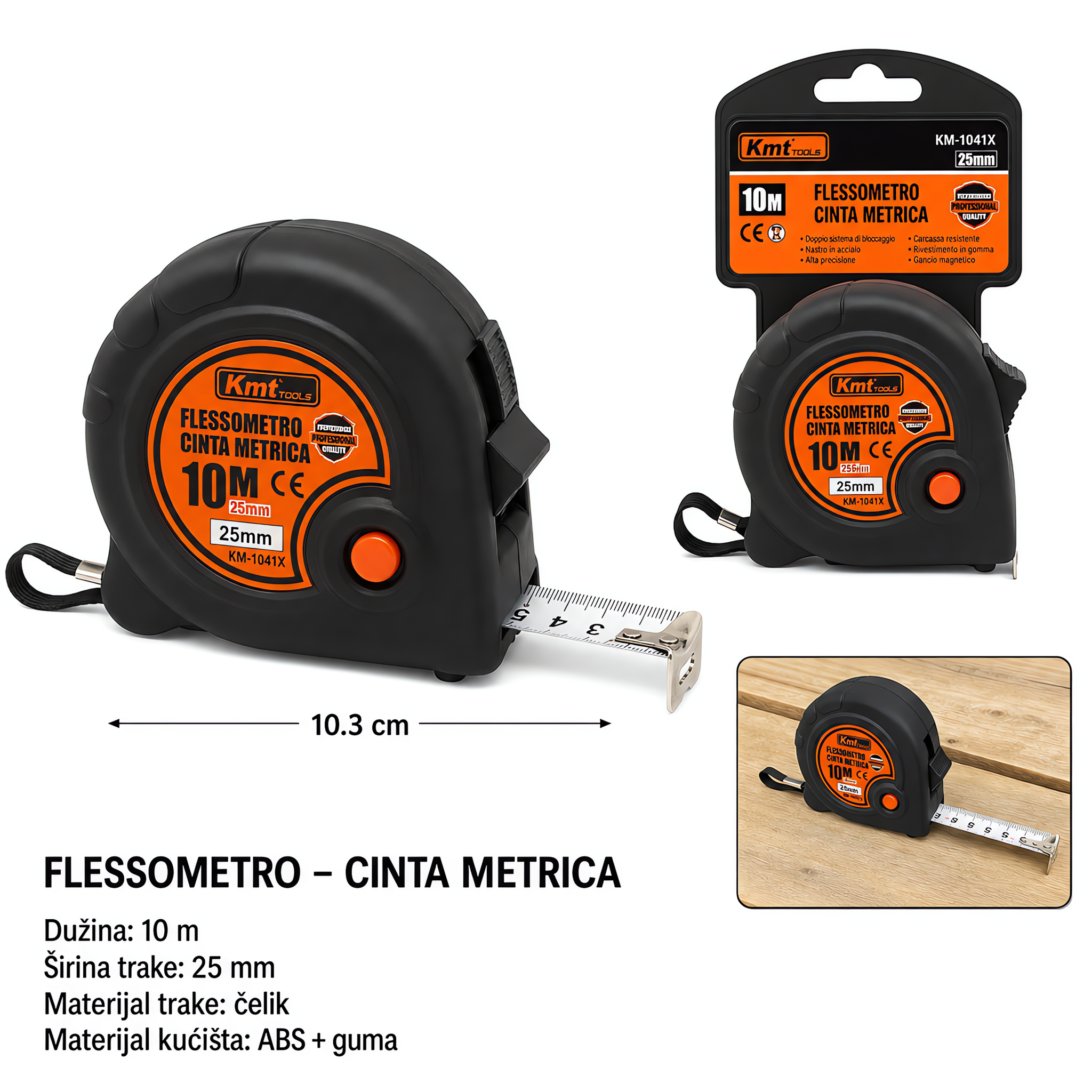 KMT crna merna traka 2308908-A