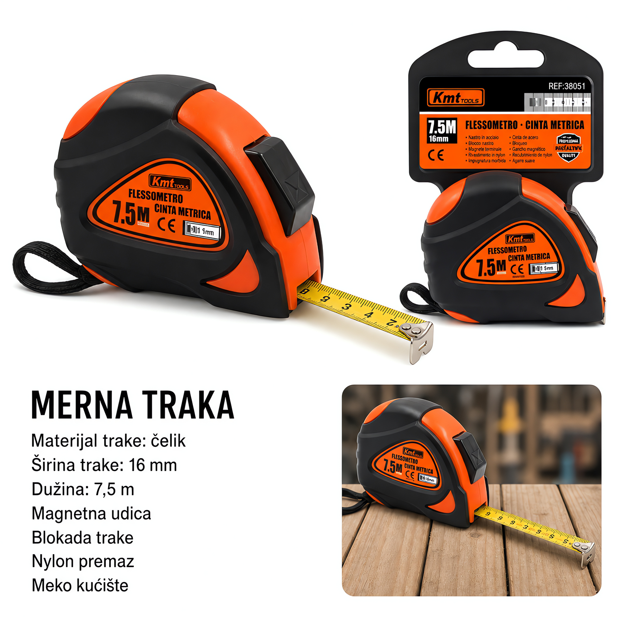 KMT 018A gumirana traka za merenje 2308912-A