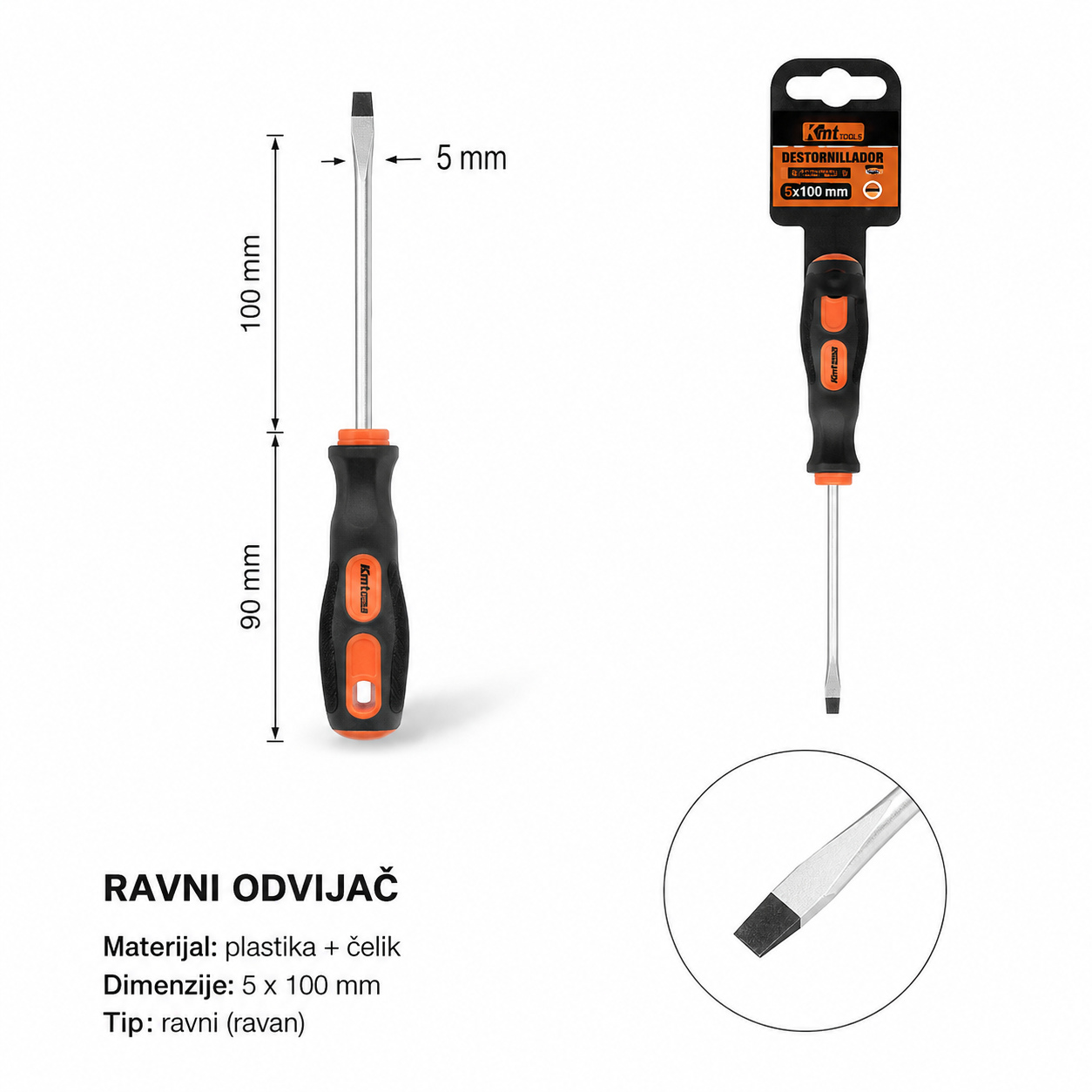 KMT Odvijač sa ručkom za masažu 2308937