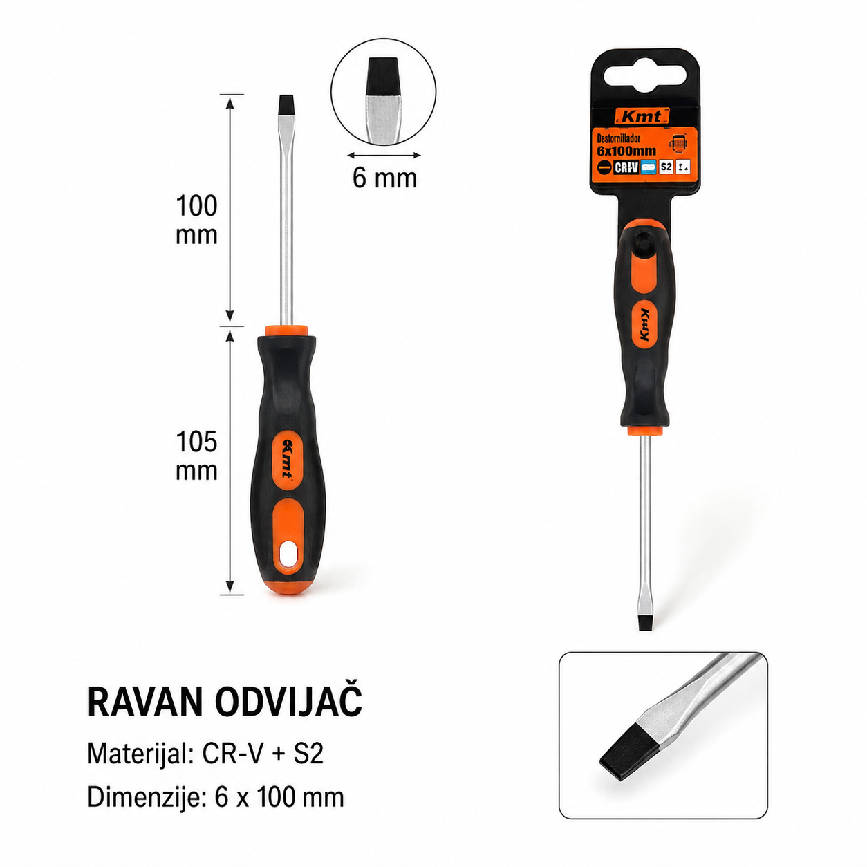 KMT Odvijač sa ručkom za masažu 2308943