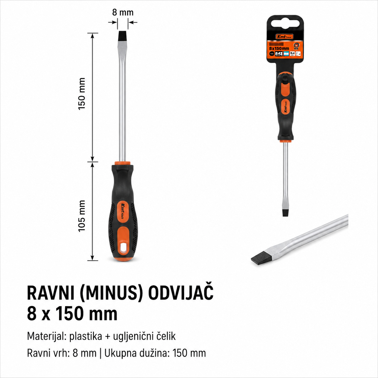 KMT Odvijač sa ručkom za masažu 2308949
