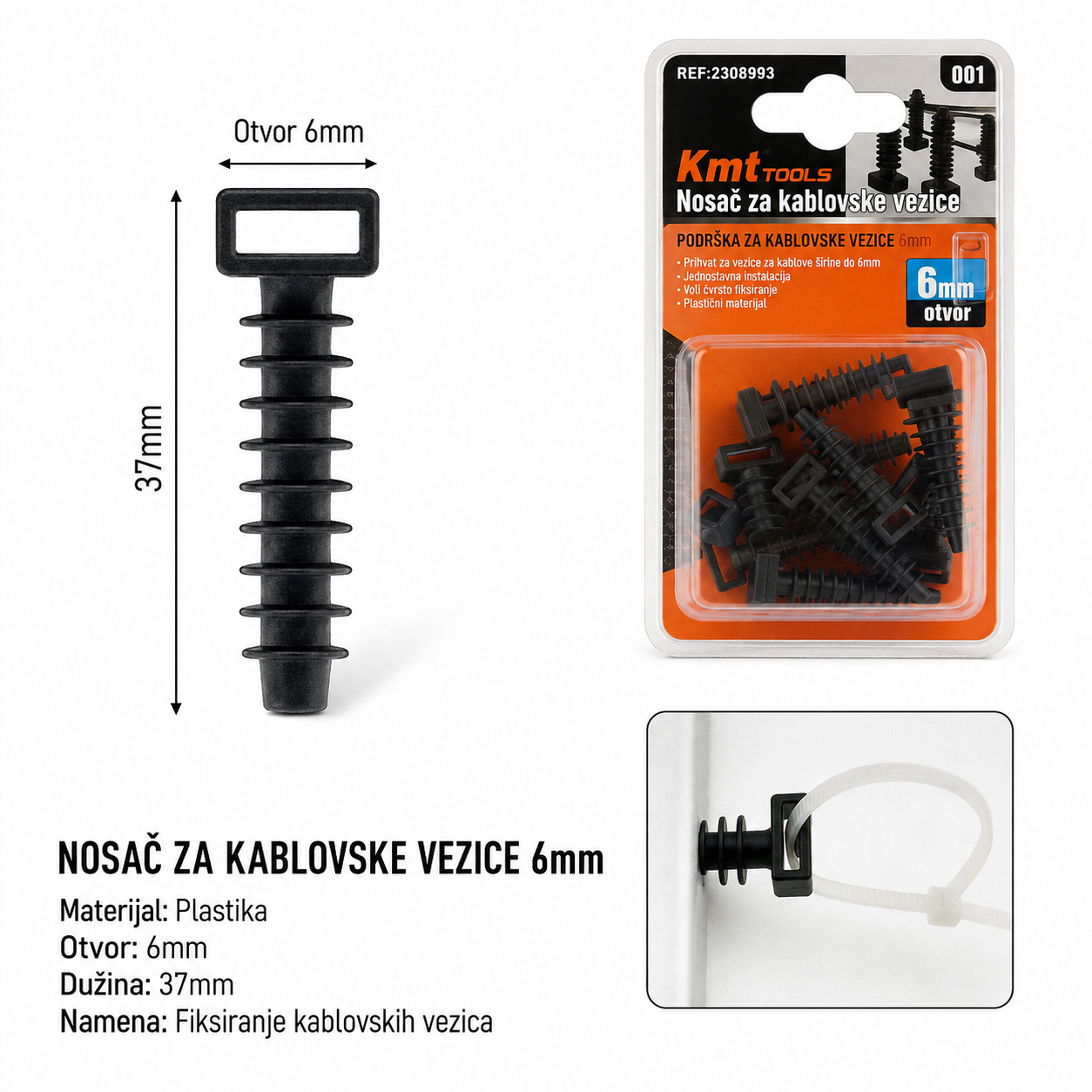 KMT Fiksator za trake za vezivanje 2308993
