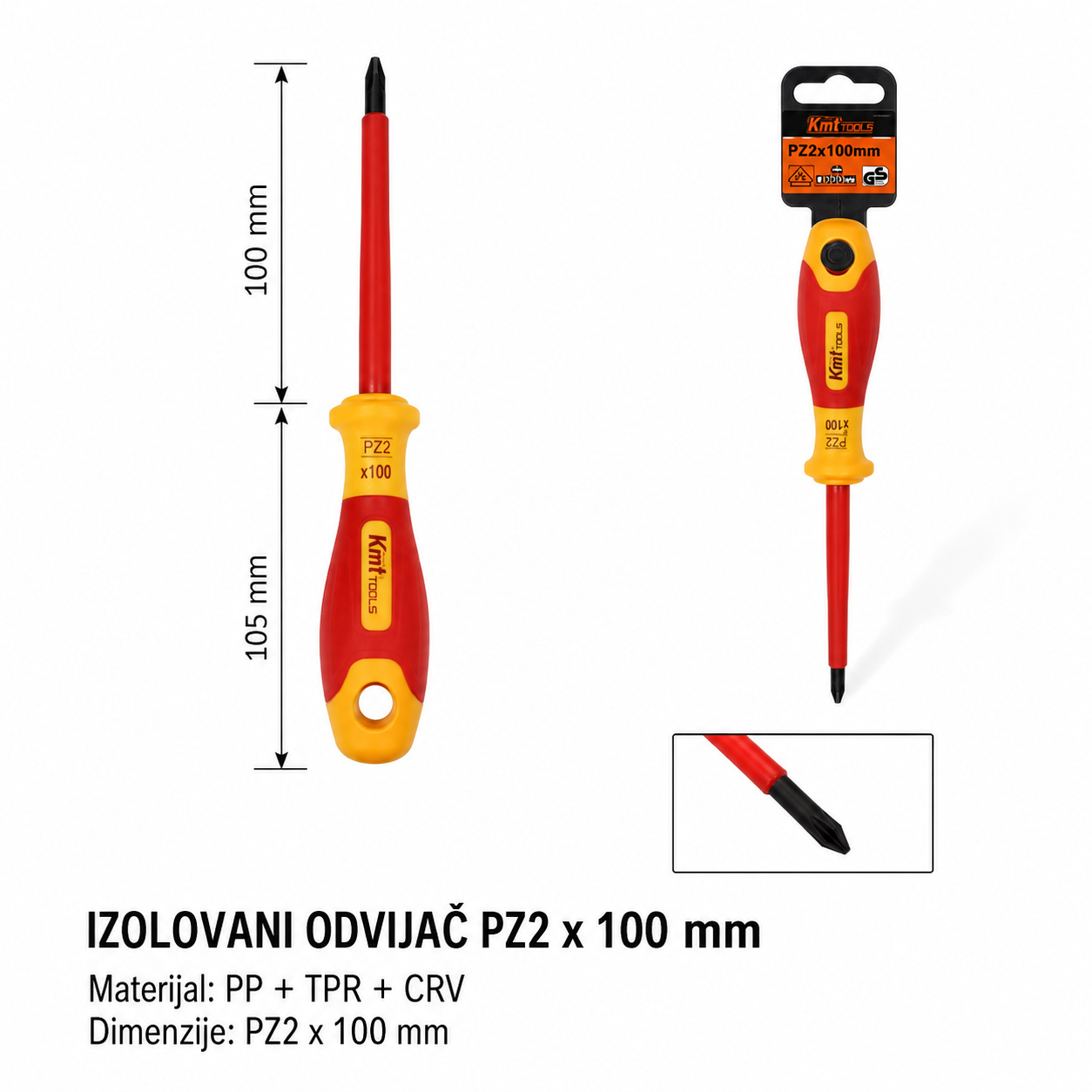KMT Visokotlačni odvijač 2309041
