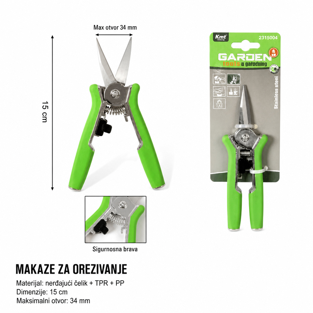 KMT Mini ravne škare 2315004
