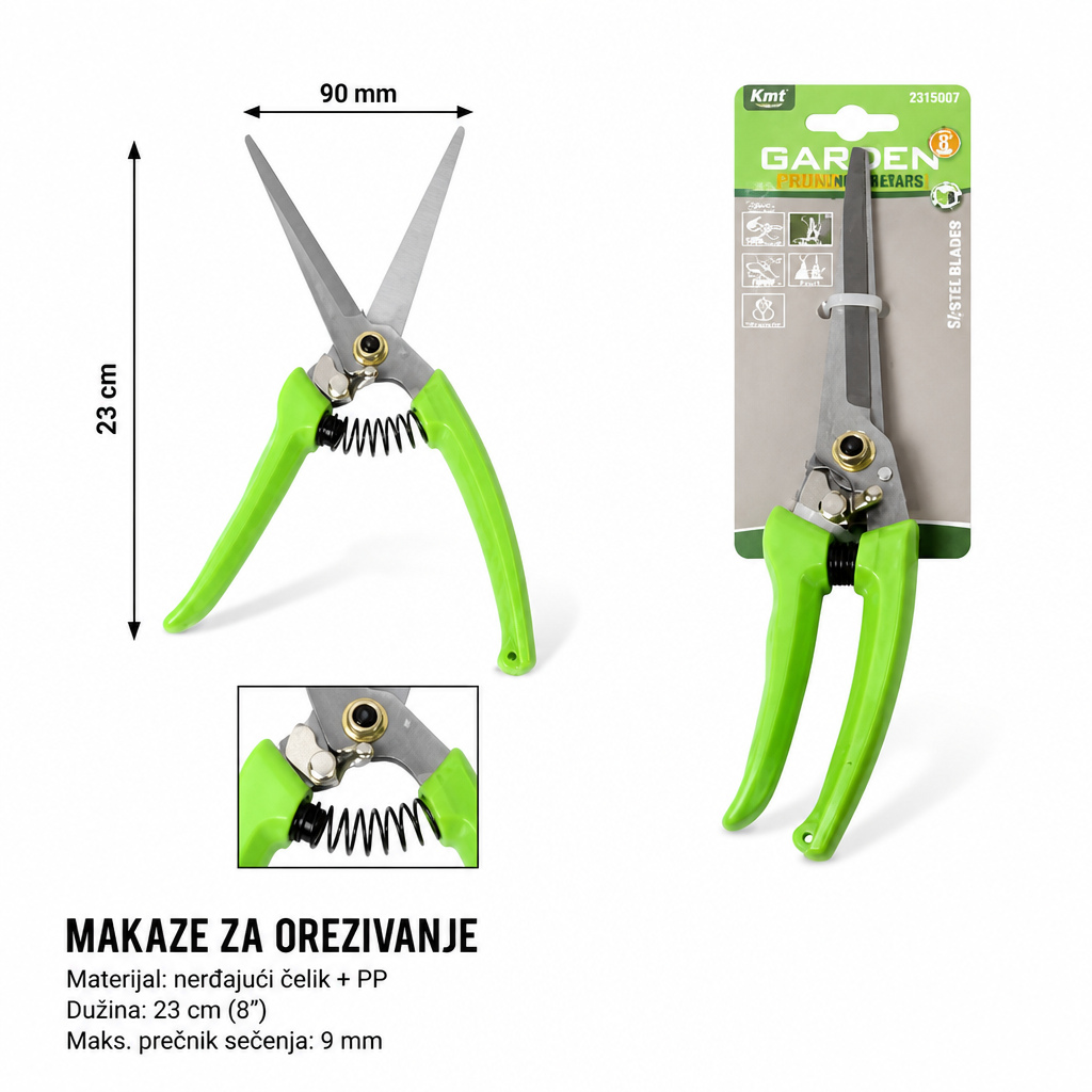 KMT Ravne makaze za orezivanje 2315007