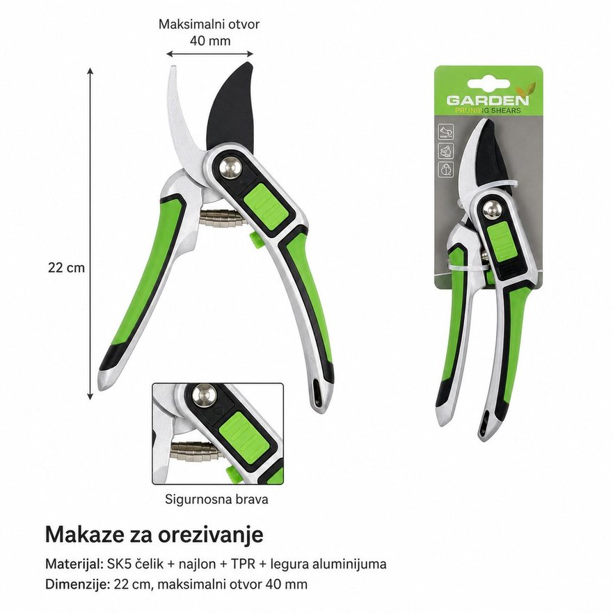 KMT Teški veliki ručni šišač za grane 2315014