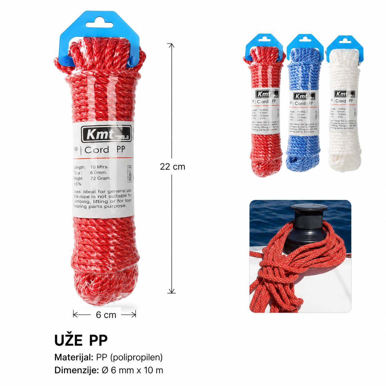 KMT PP pleteni trostruki kanap 2318498