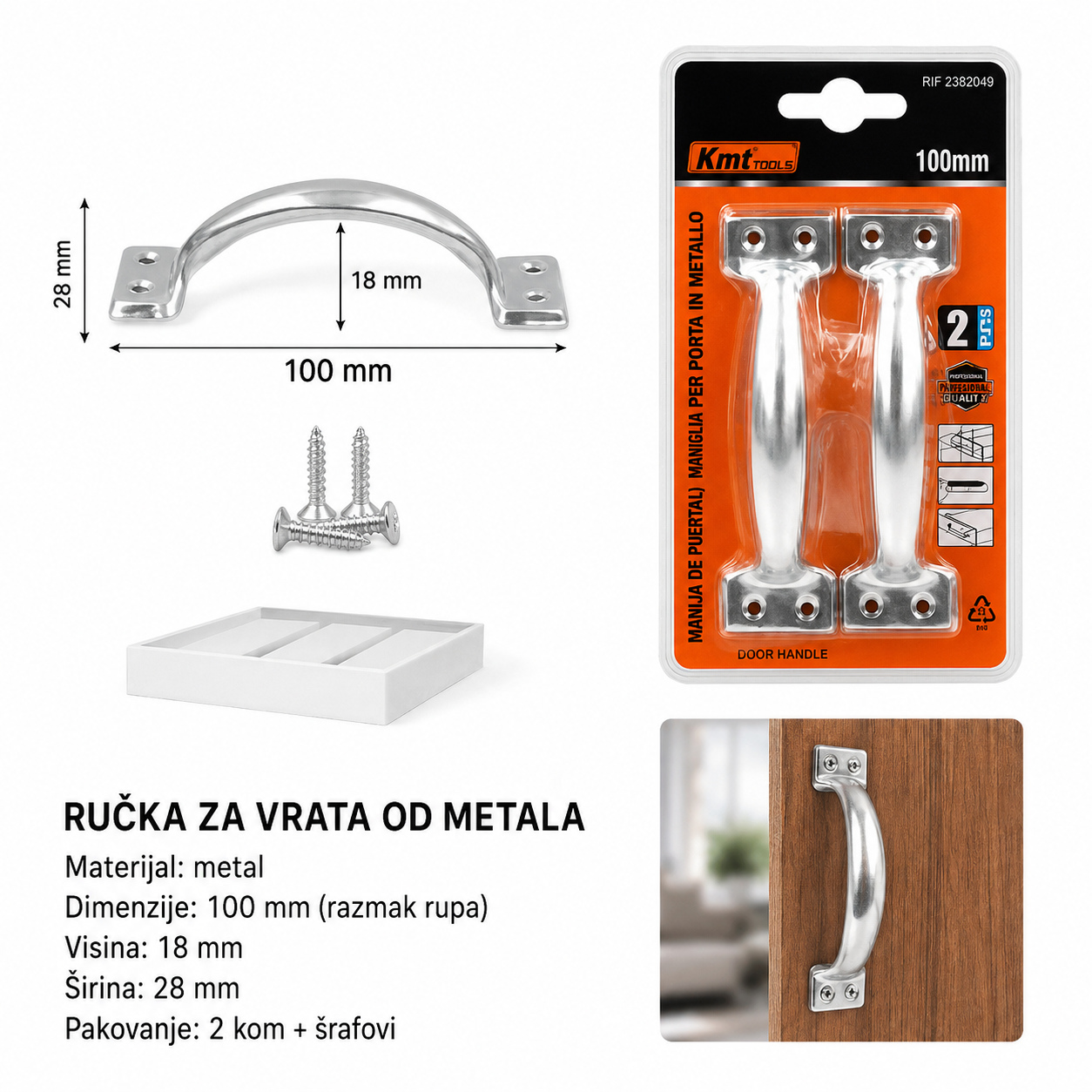 KMT vintage ručka vrata 2382049