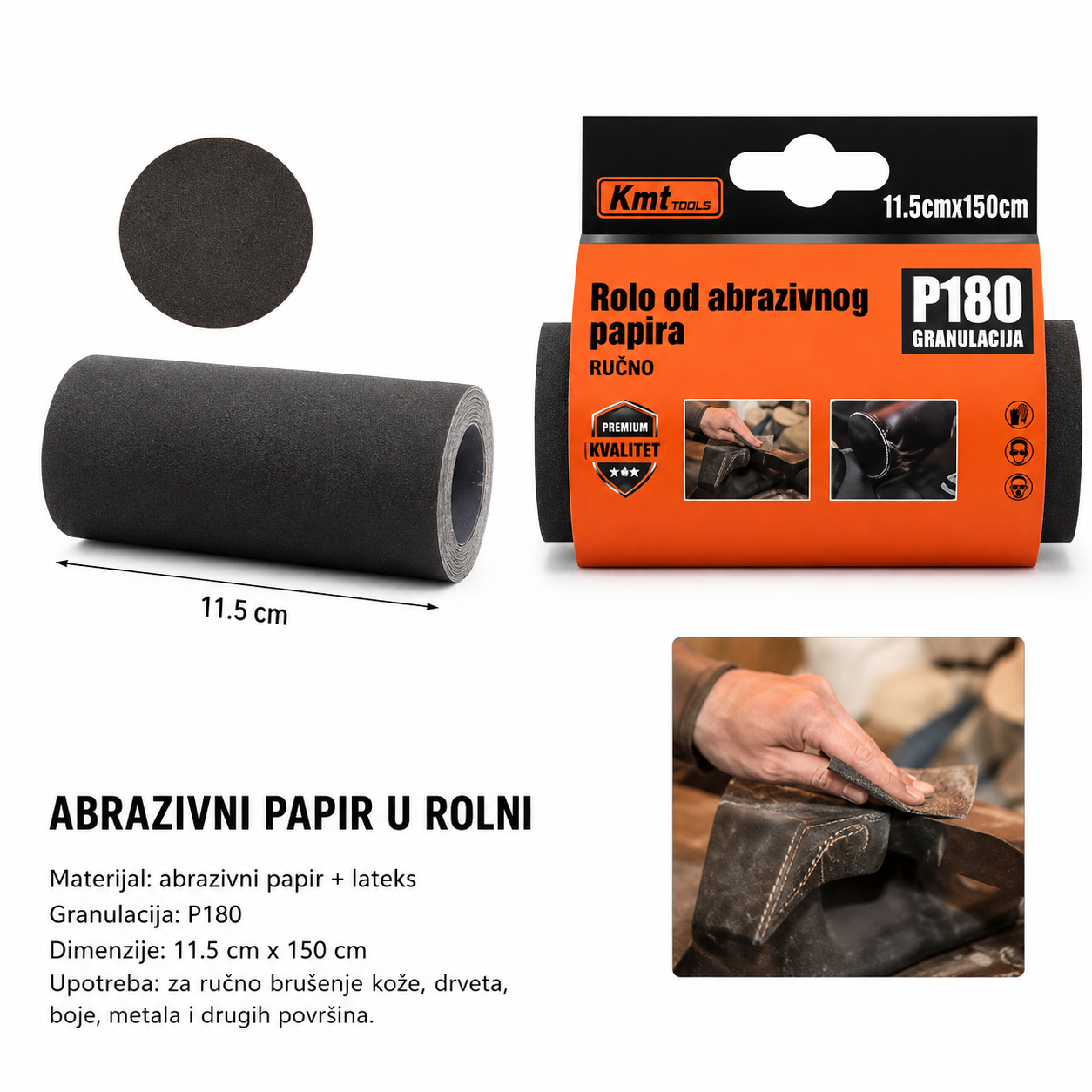 KMT brusni papir rolna metala 2382091