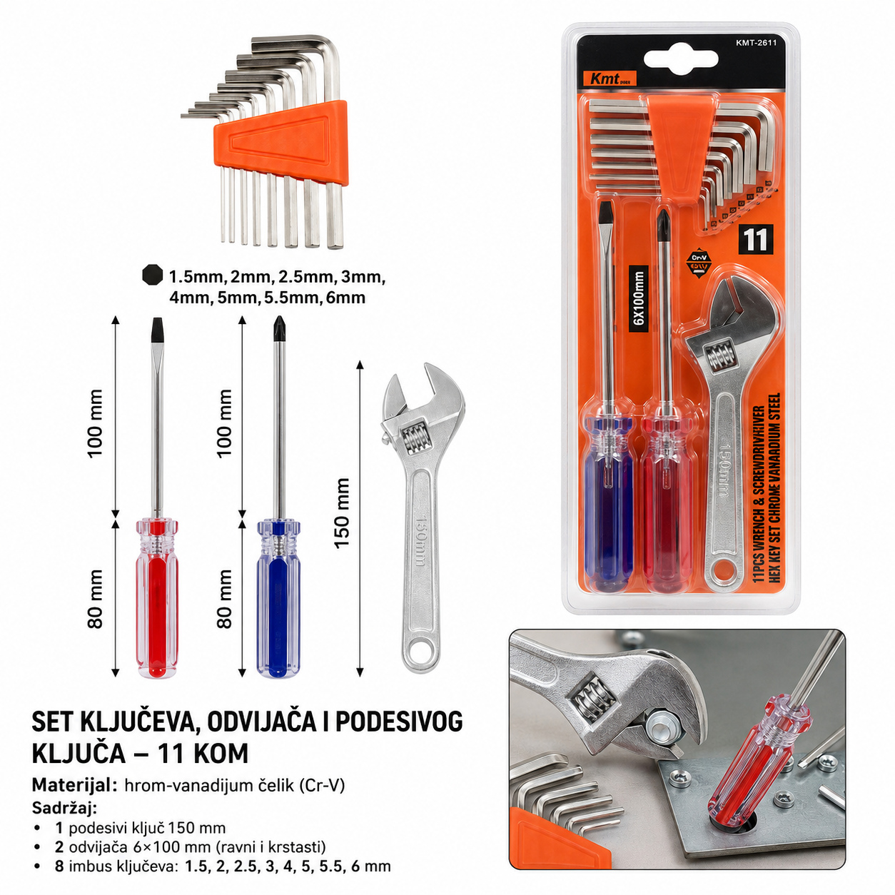 KMT Set ključeva za odvijanje 2382147