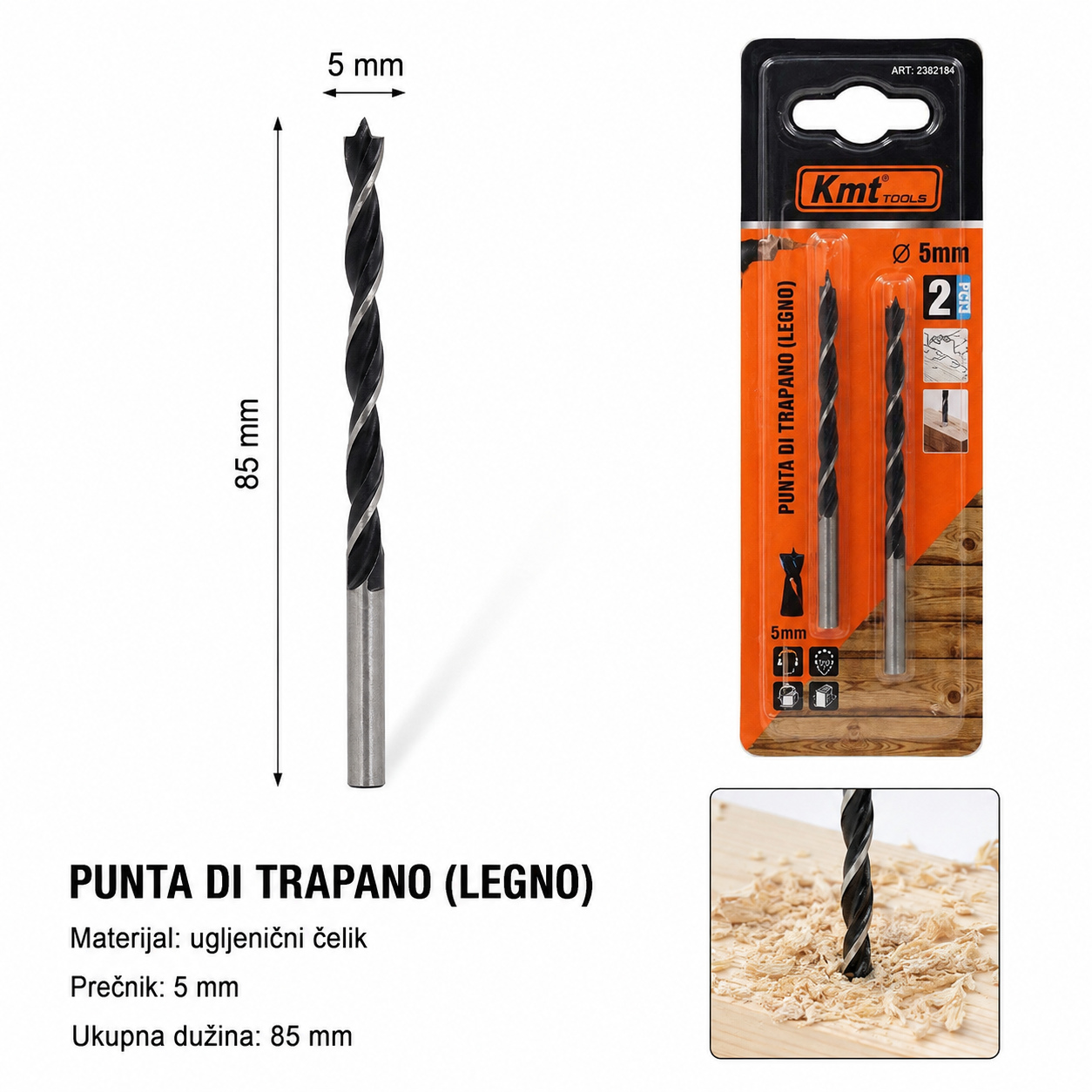 KMT burgija za obradu drveta 2382184