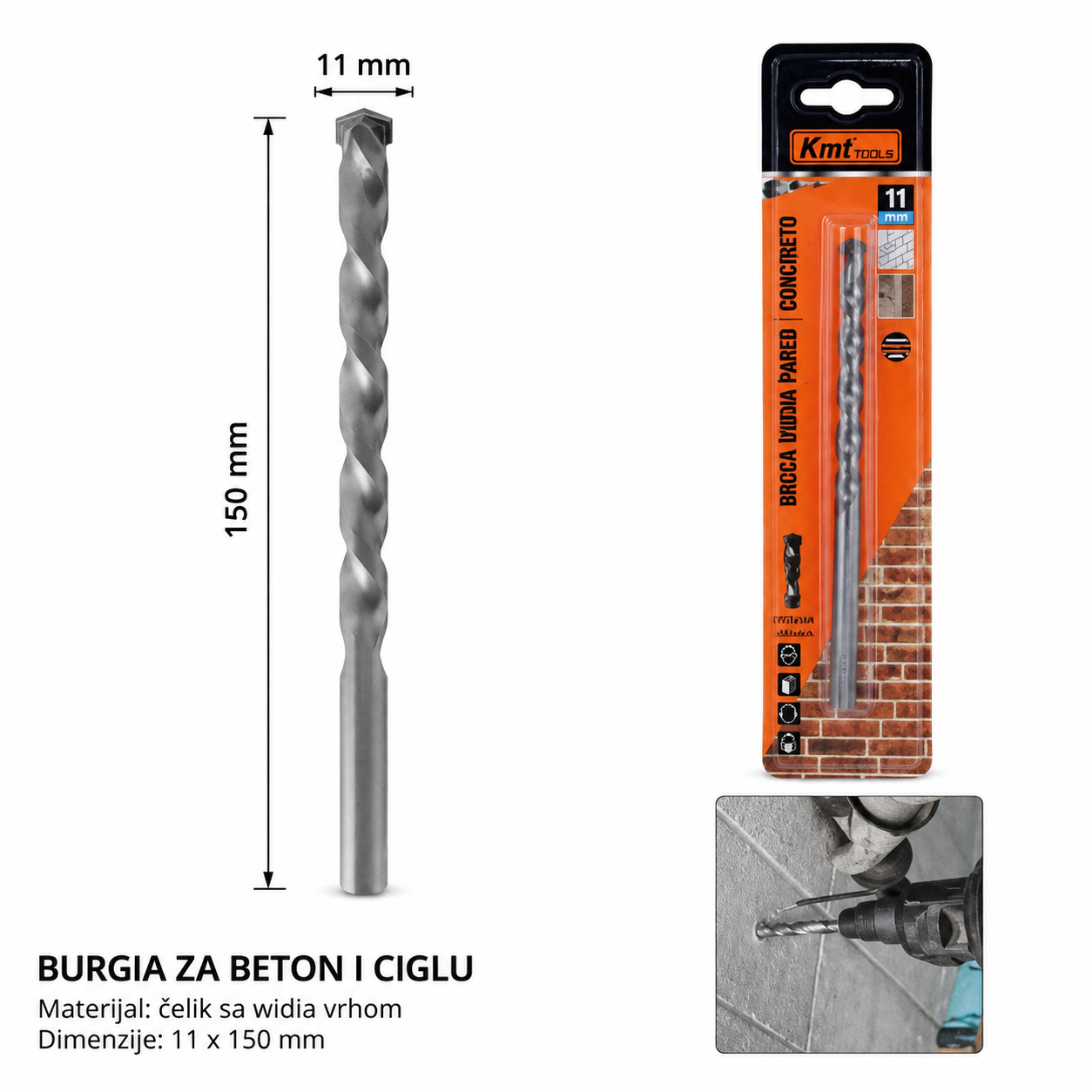 KMT Građevinski burgija 2385707