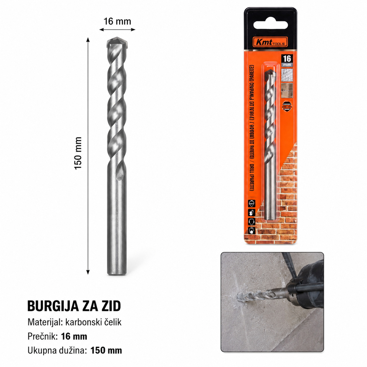 KMT Građevinski burgija 2385712