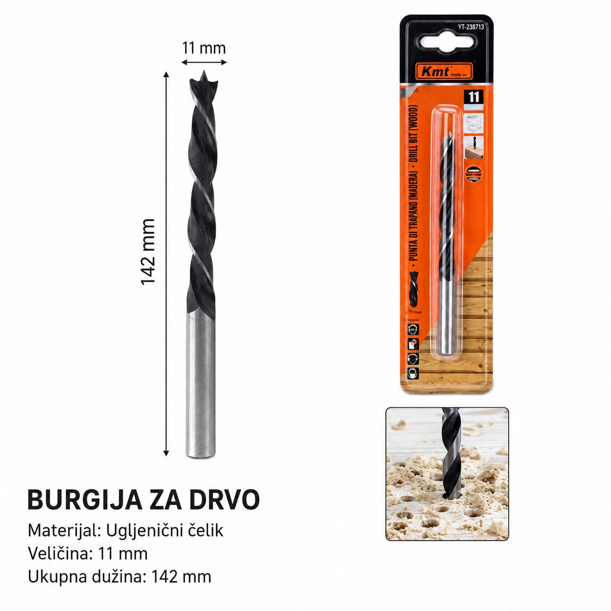 KMT Drvodjelski burgija 2385713