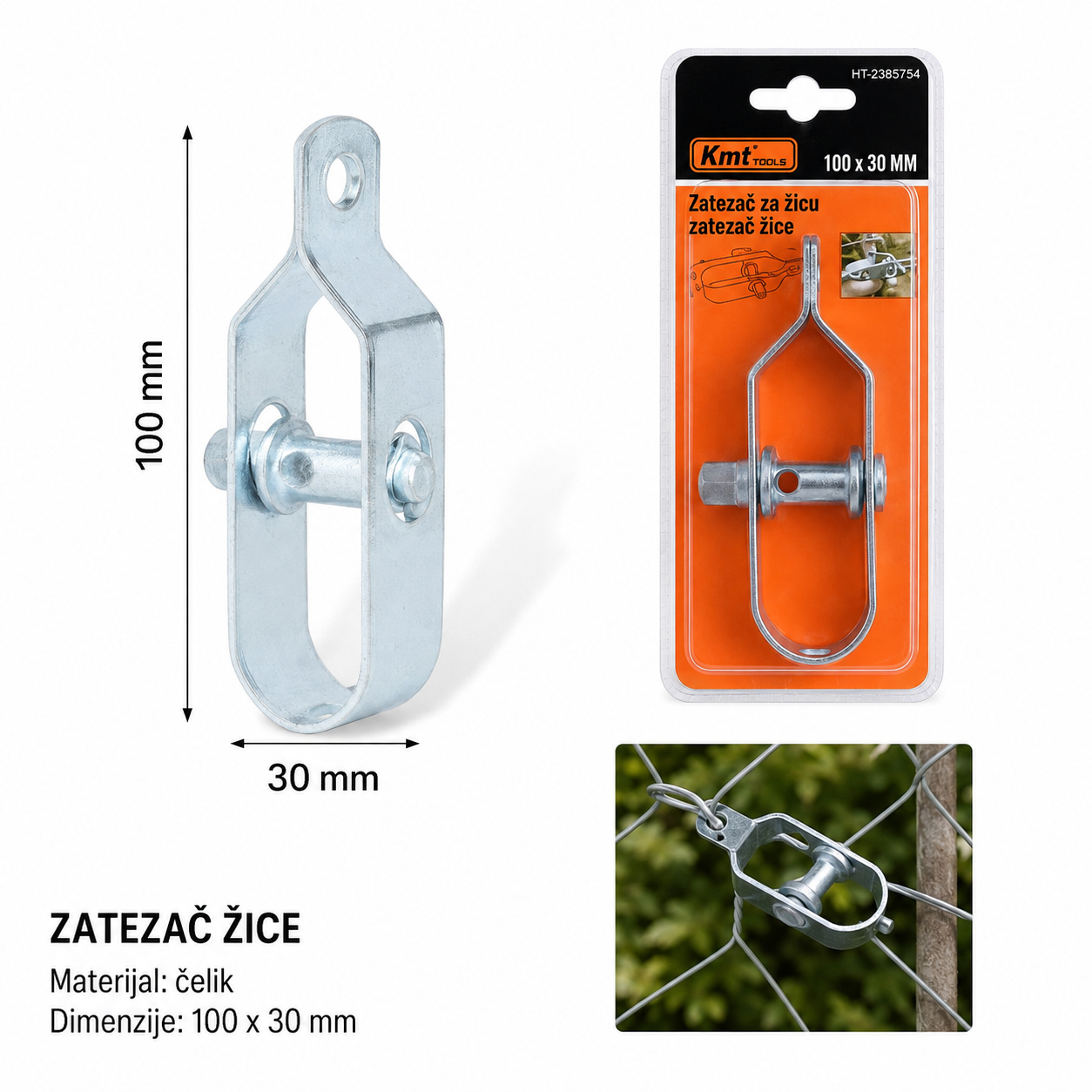 KMT Metalni zatezač žice 2385725