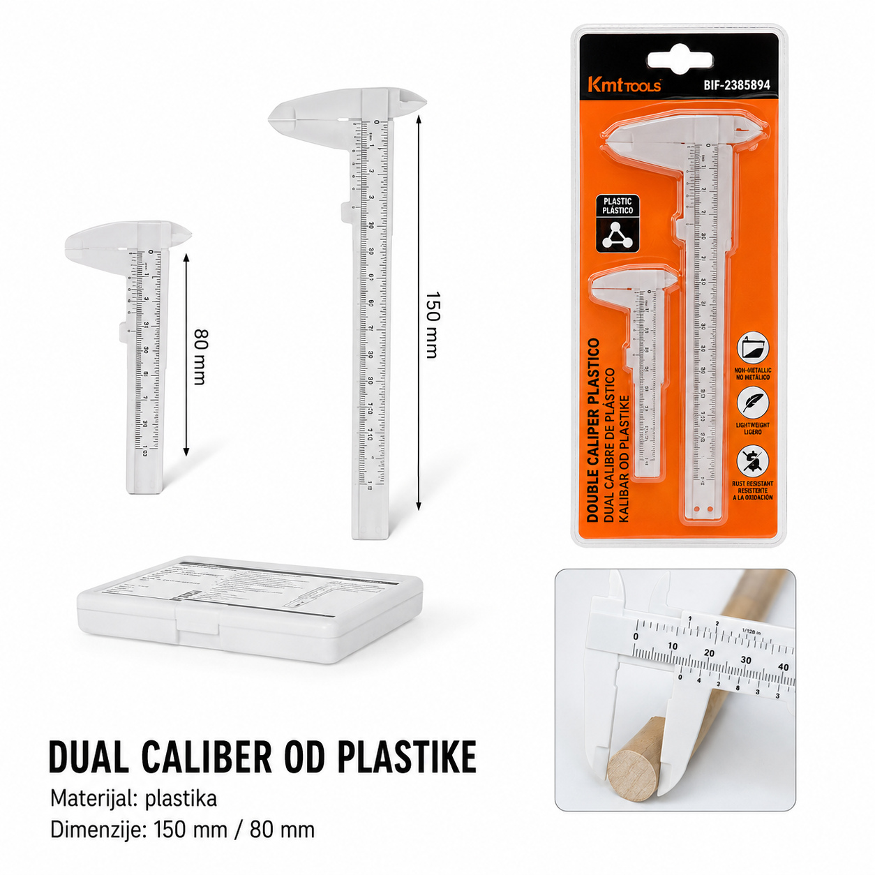 KMT Plastična digitalna kaliper 2385894