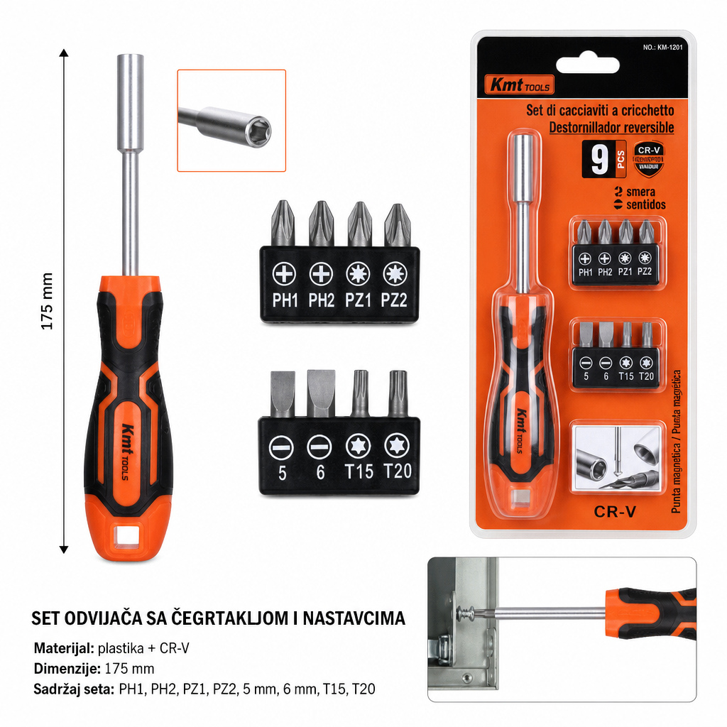 KMT Set šrafcera 2385931