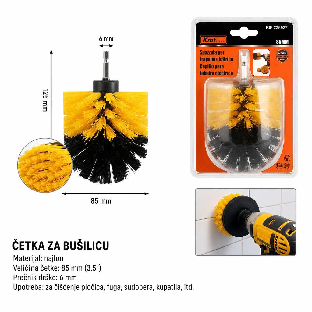KMT Četka za bušilicu 2389274
