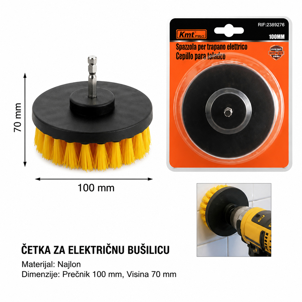 KMT Četka za električnu bušilicu 2389276