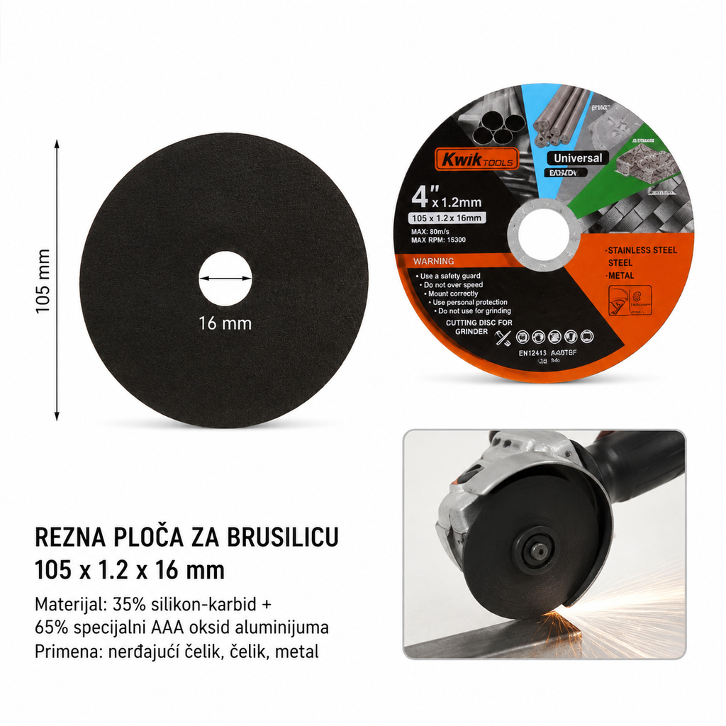 KMT Univerzalni brusni disk 2389278