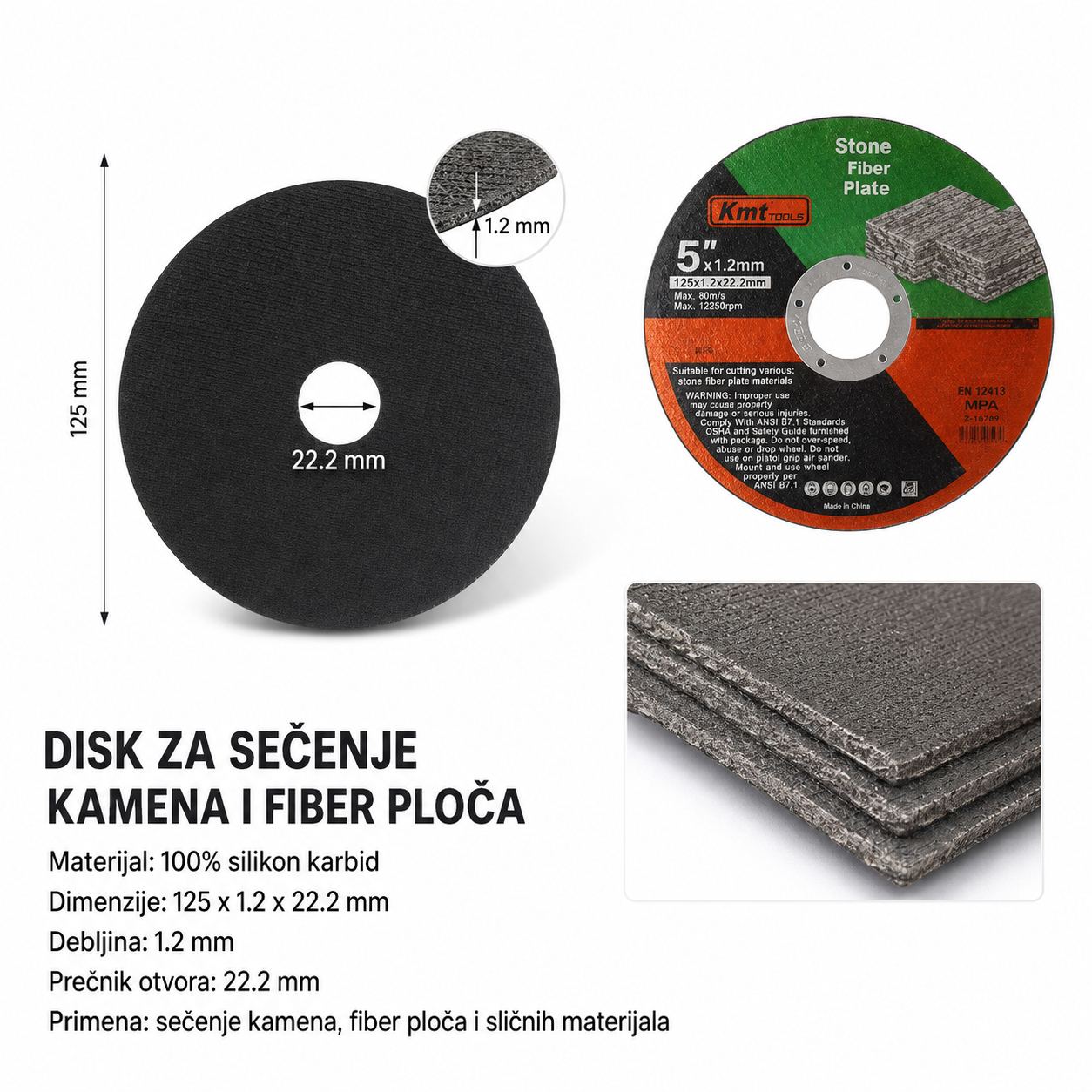 KMT Točak za sečenje kamena 2389294