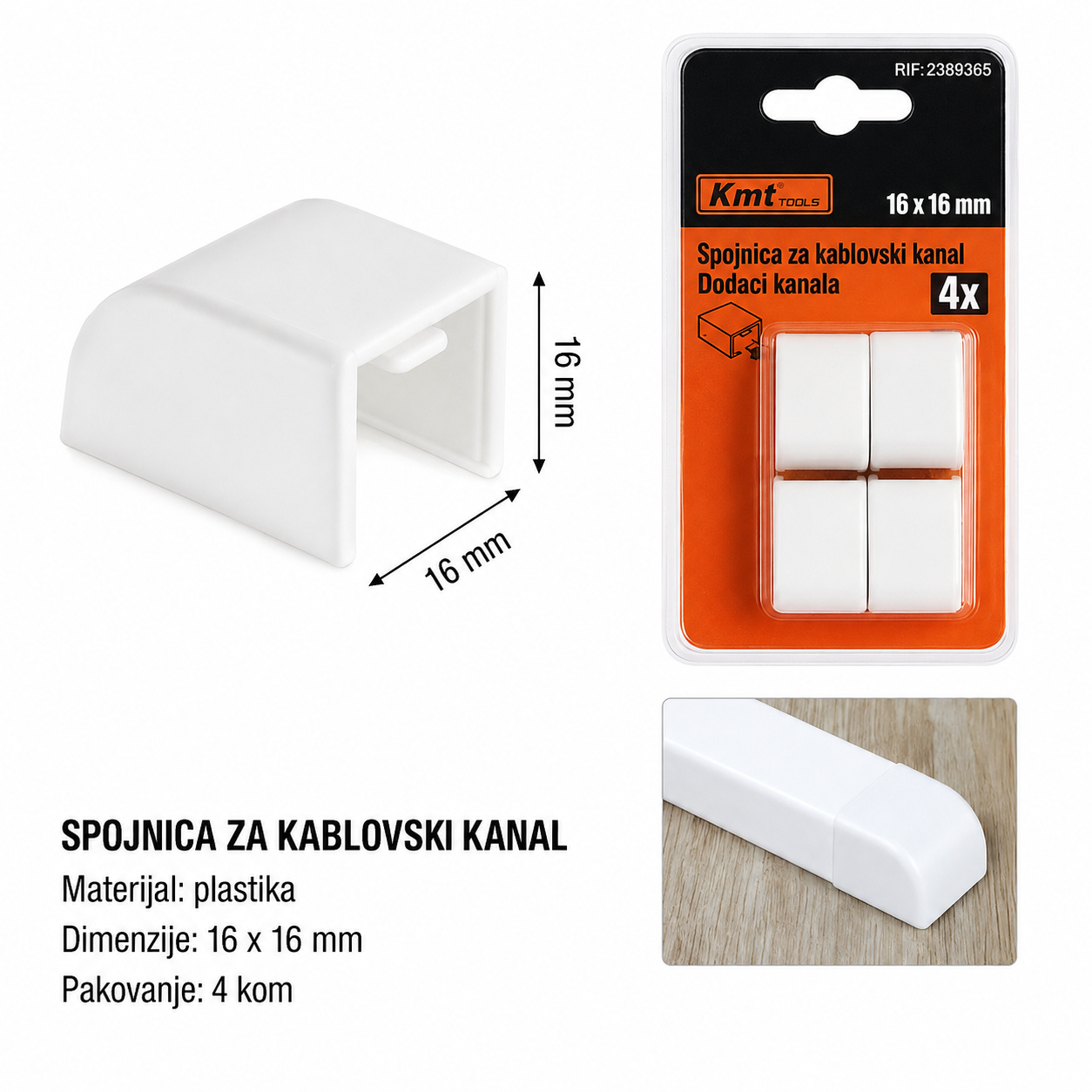 KMT Konektor za kabl-tunk - Čep 2389365