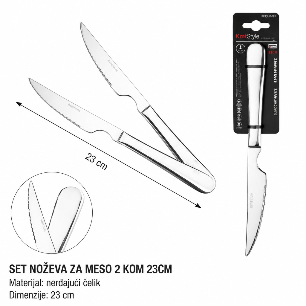 KMT Nož za odreske sa golom drškom 2402911