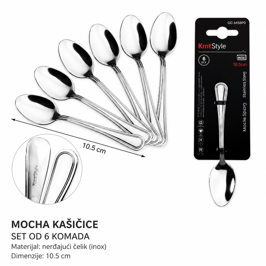 KMT Moka kašika sa duplom drškom 2402947