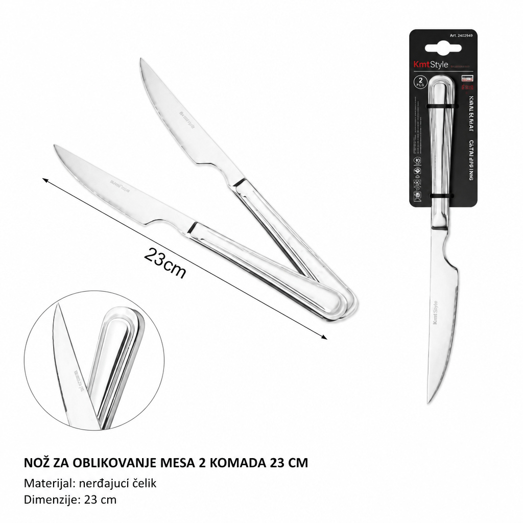 KMT Nož za odreske sa ručkom od perli 2402949