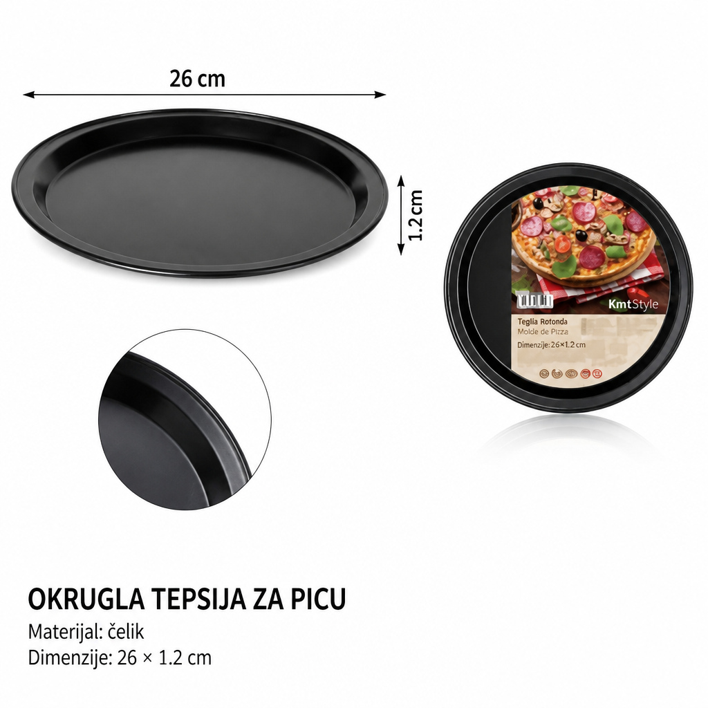 KMT Okrugla plitka posuda 2406101