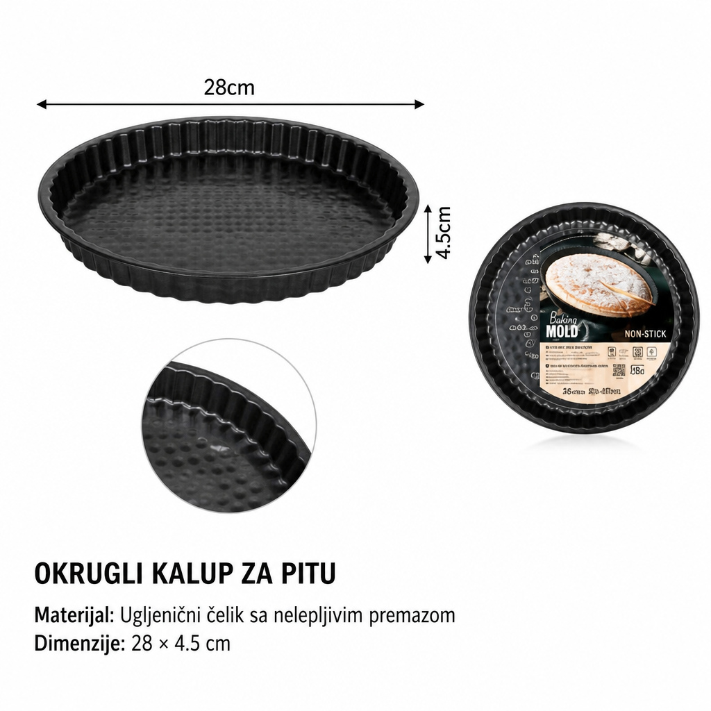KMT Kalup za tortu sa čipkom 2406127