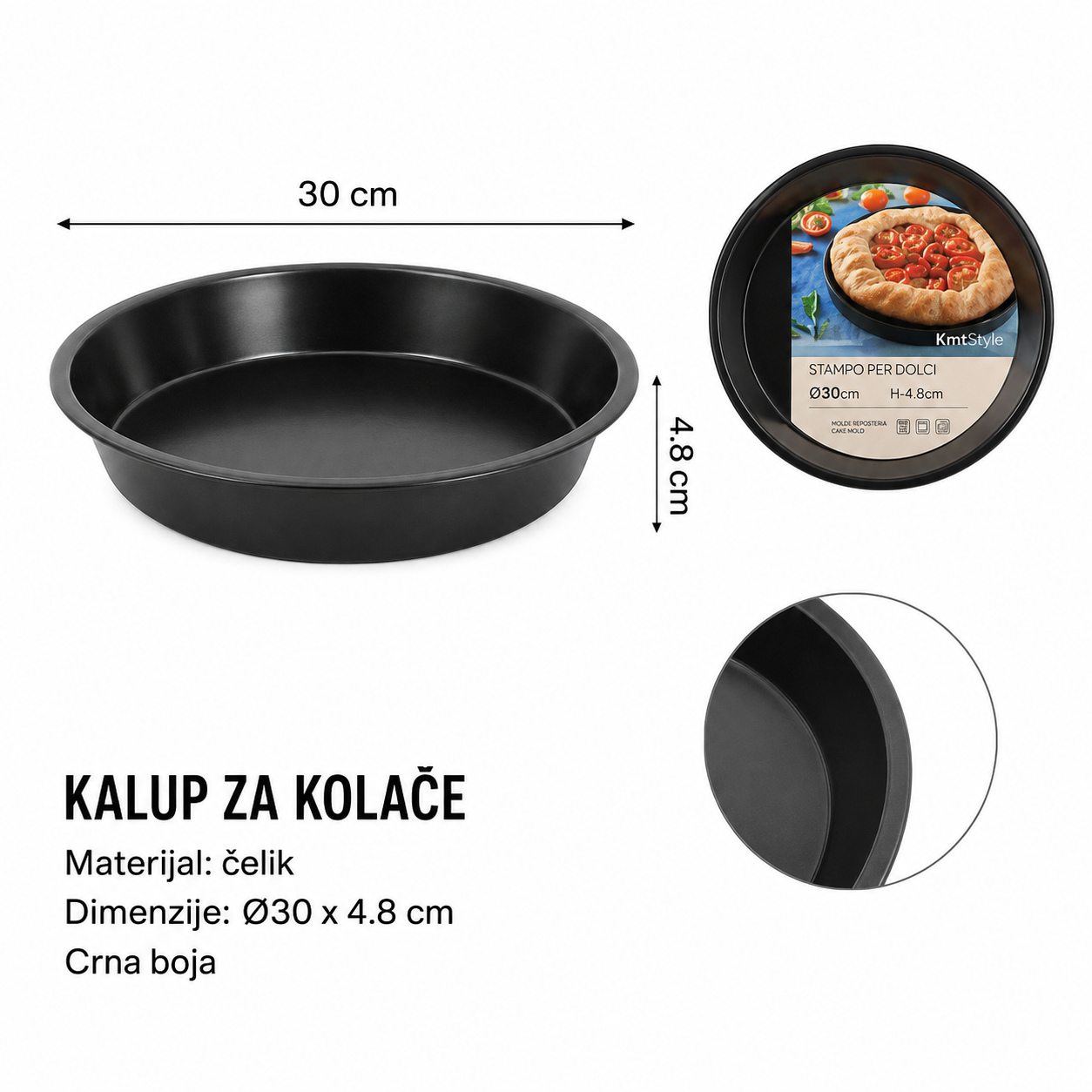 KMT okrugli kalup za tortu 2406136