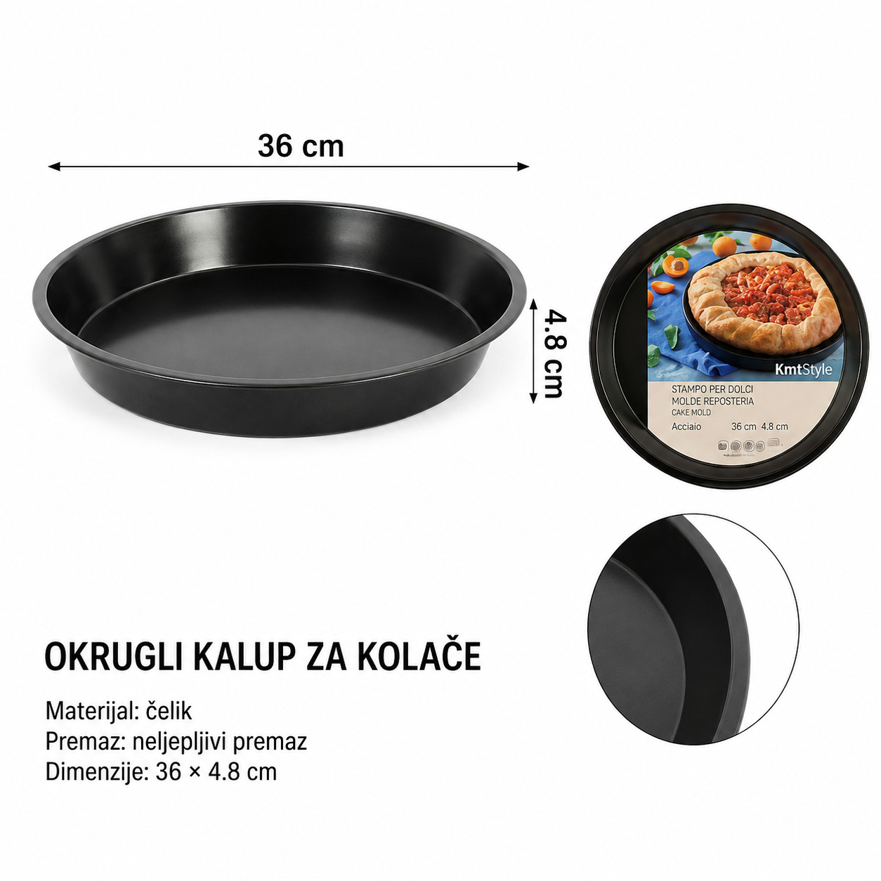 KMT okrugli kalup za tortu 2406137