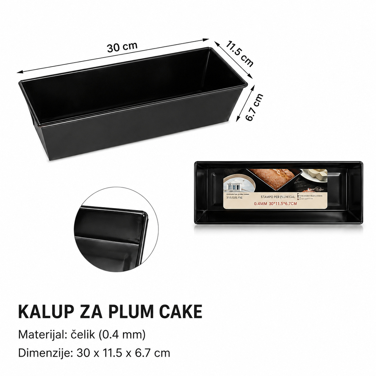 KMT Debela čelična kutija za tost 2406159