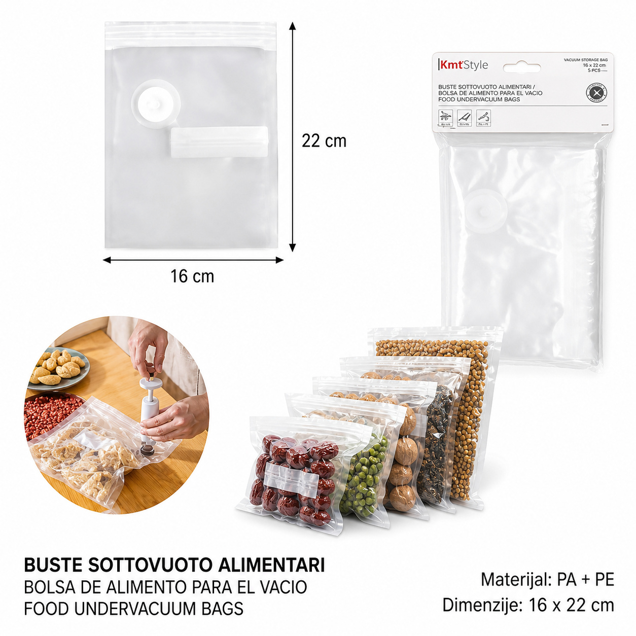 KMT Vakum kesa za hranu 2406370