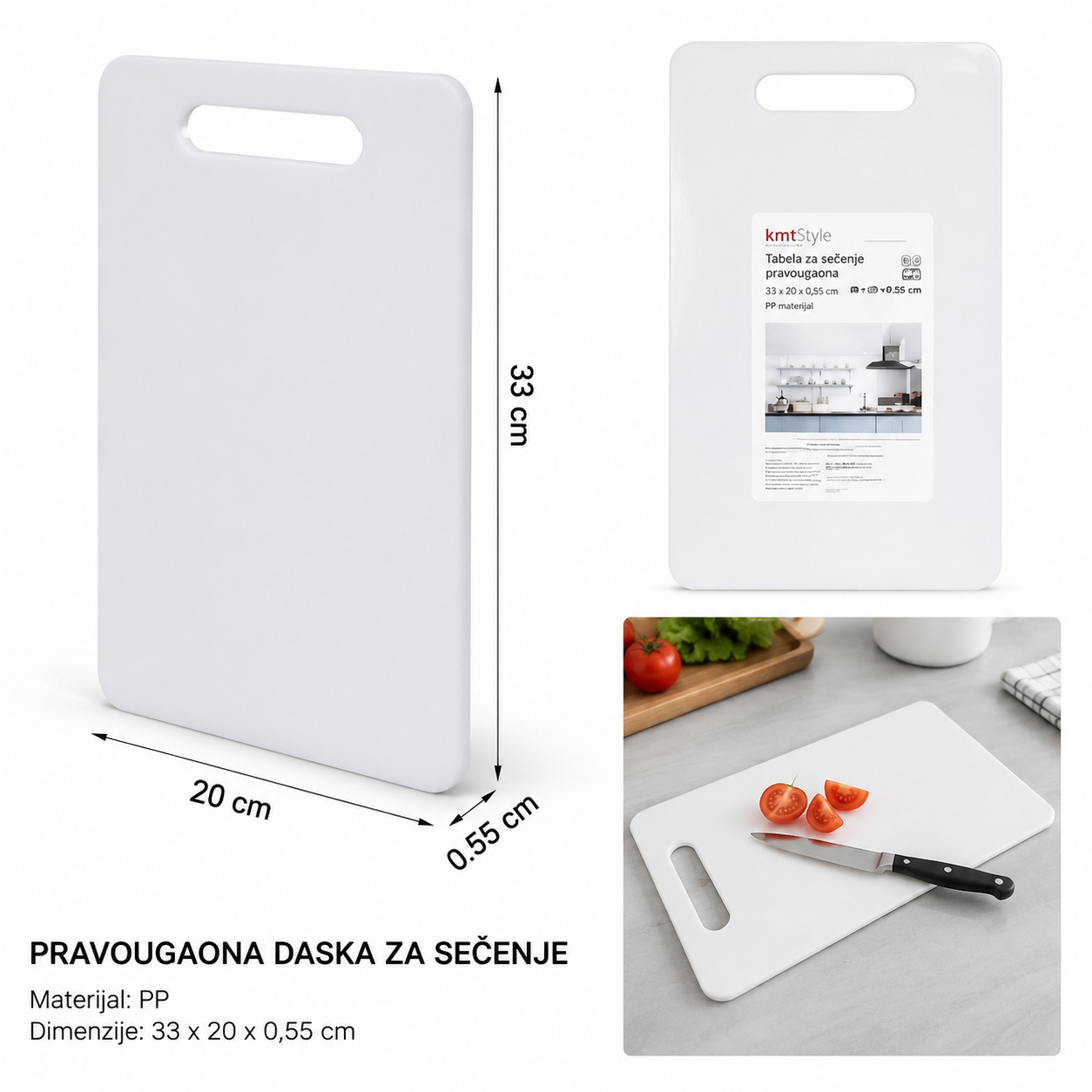KMT plastična daska za sečenje 2406420