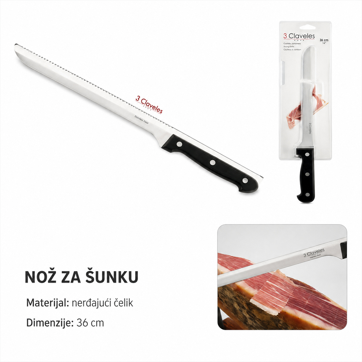KMT nož za šunku 2406455