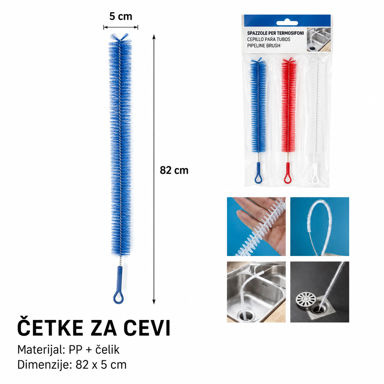 KMT četka za cevi 2406500