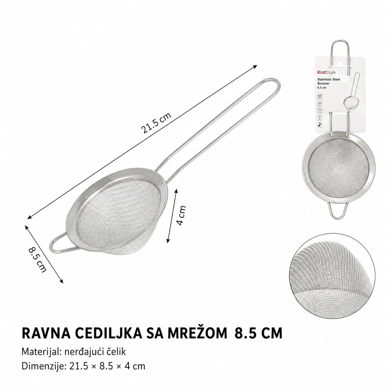 KMT Konusni filter sa ravnim dnom sa ručkom 2406539