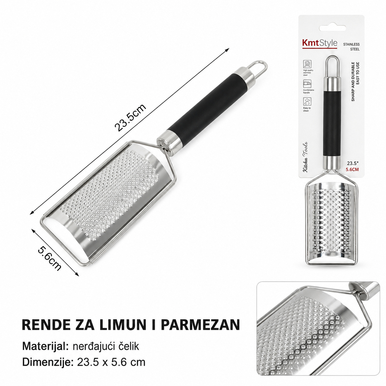 KMT Rendal u obliku slova U sa crnom ručkom 2406610