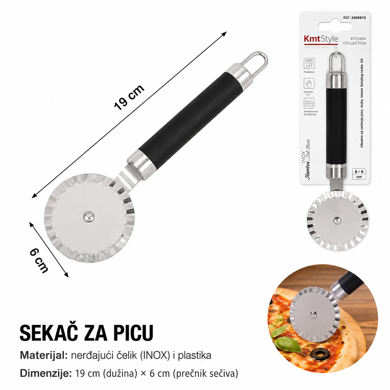 KMT Crna ručka srednjeg cveta 2406615