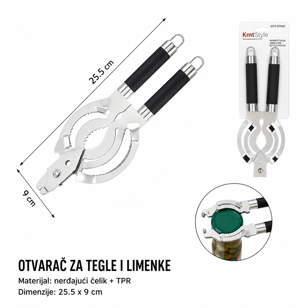 KMT Crna ručka za otvaranje kapica 2406638
