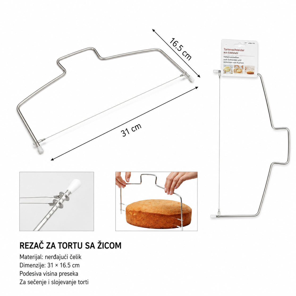 KMT Dvostruka linija za rezanje torte 2406754