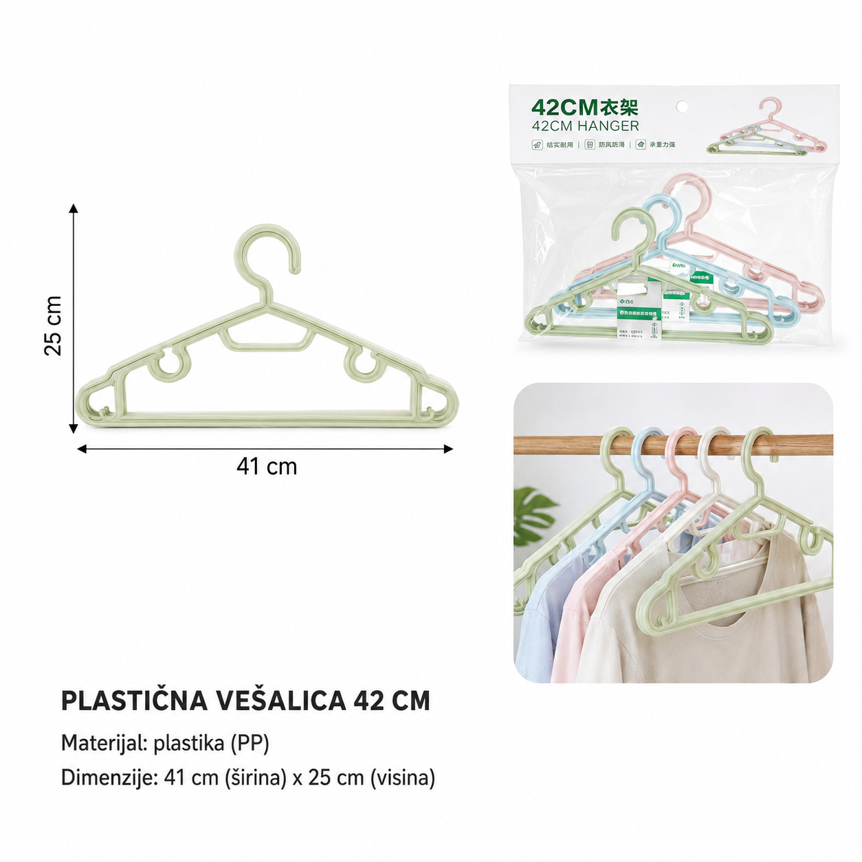 KMT plastične vešalice 2406903