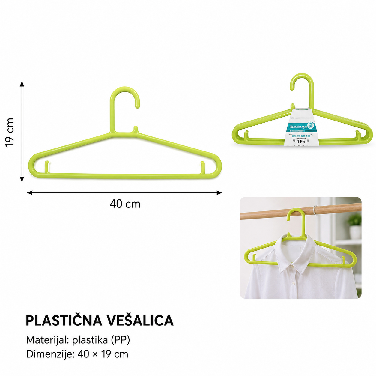 KMT plastične vešalice 2406907