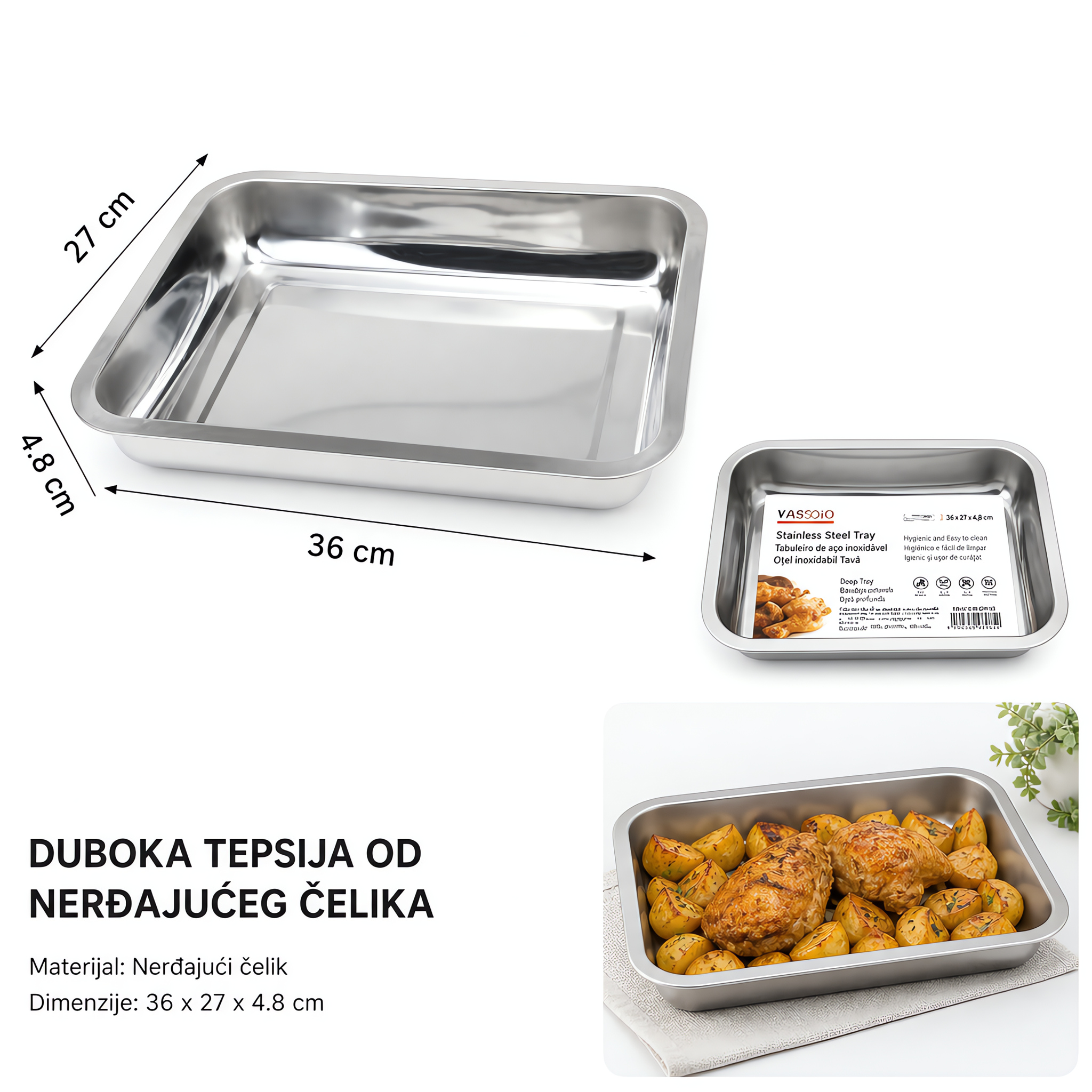 KMT Napredna duboka kvadratna ploča 2406975