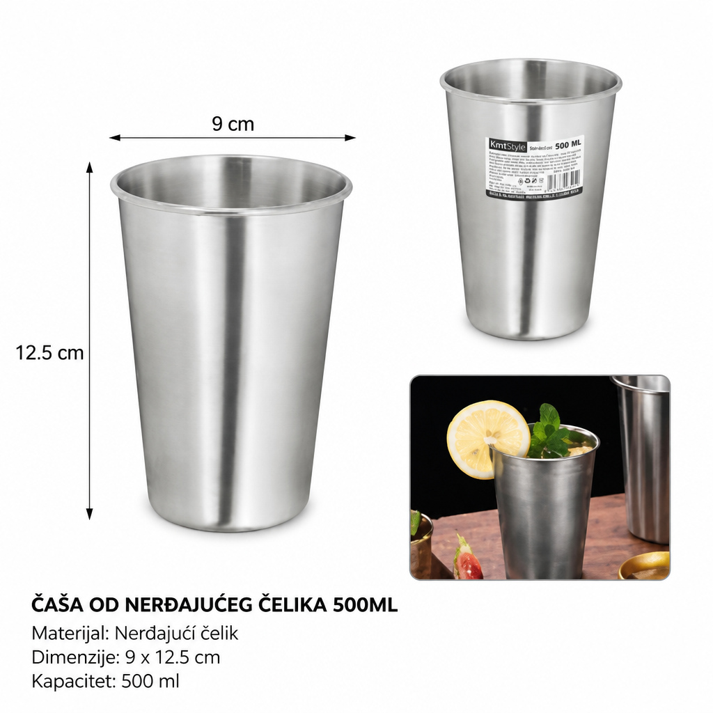 KMT Nerđajući čelik pivo čaša 2407204