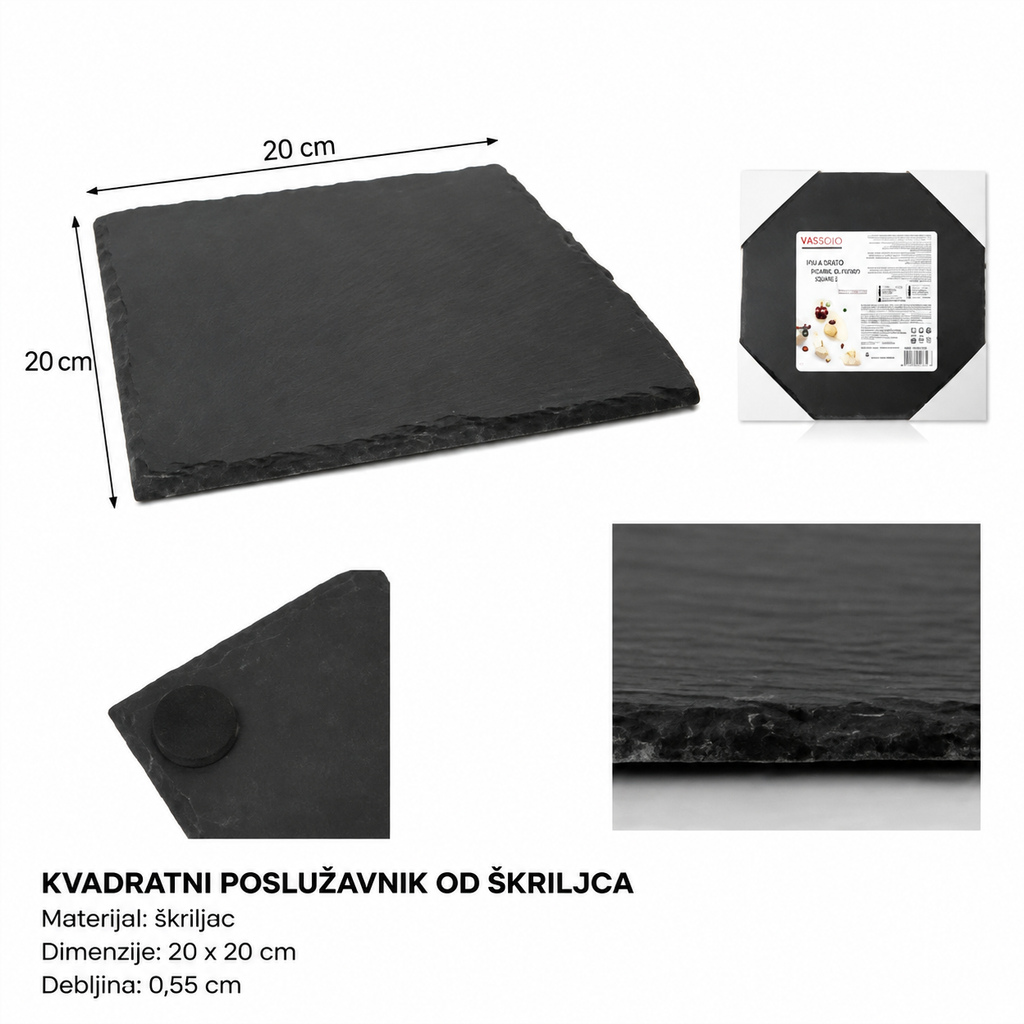 KMT Skuare Slate Placemat 2407357