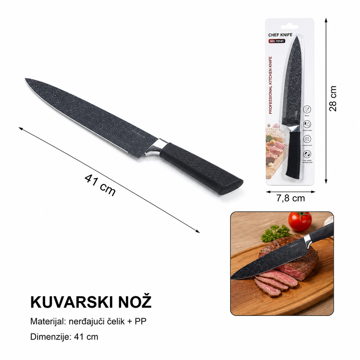 KMT kuvarski nož 2407426
