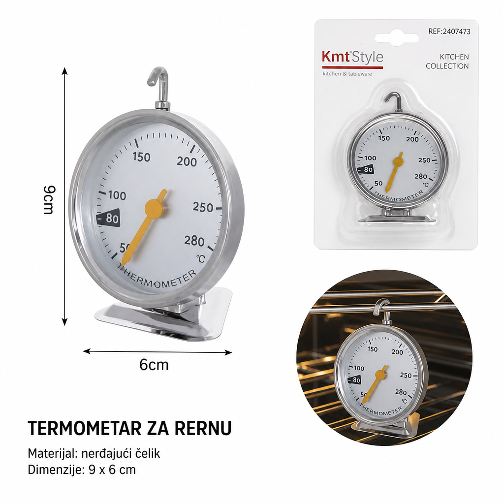 KMT termometar za pećnicu 2407473